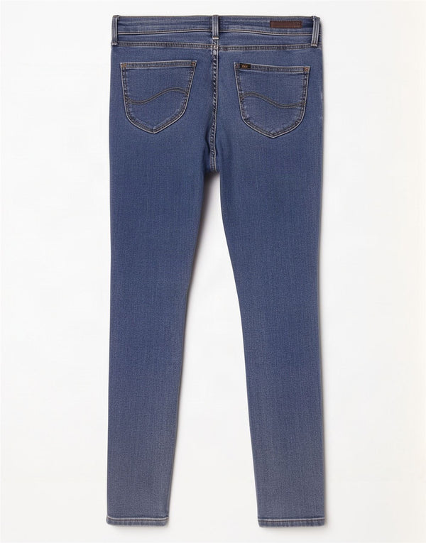 Jeans skinny Lee Scarlett Crop da donna W29 L25 cotone blu