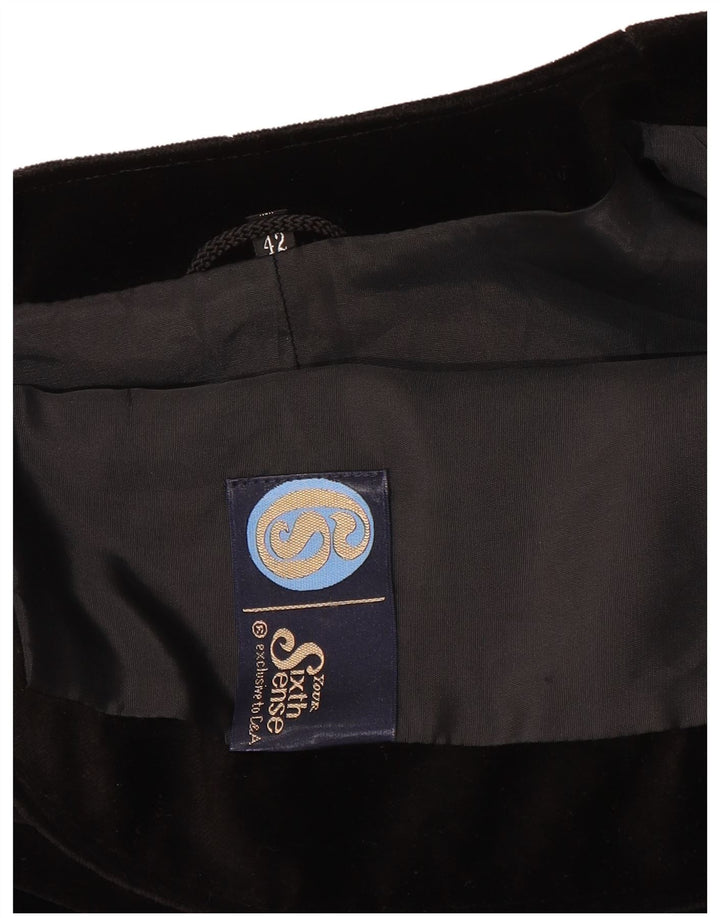 La tua giacca blazer in velluto aperto da donna Sixth Sense EU 42 Large Nero