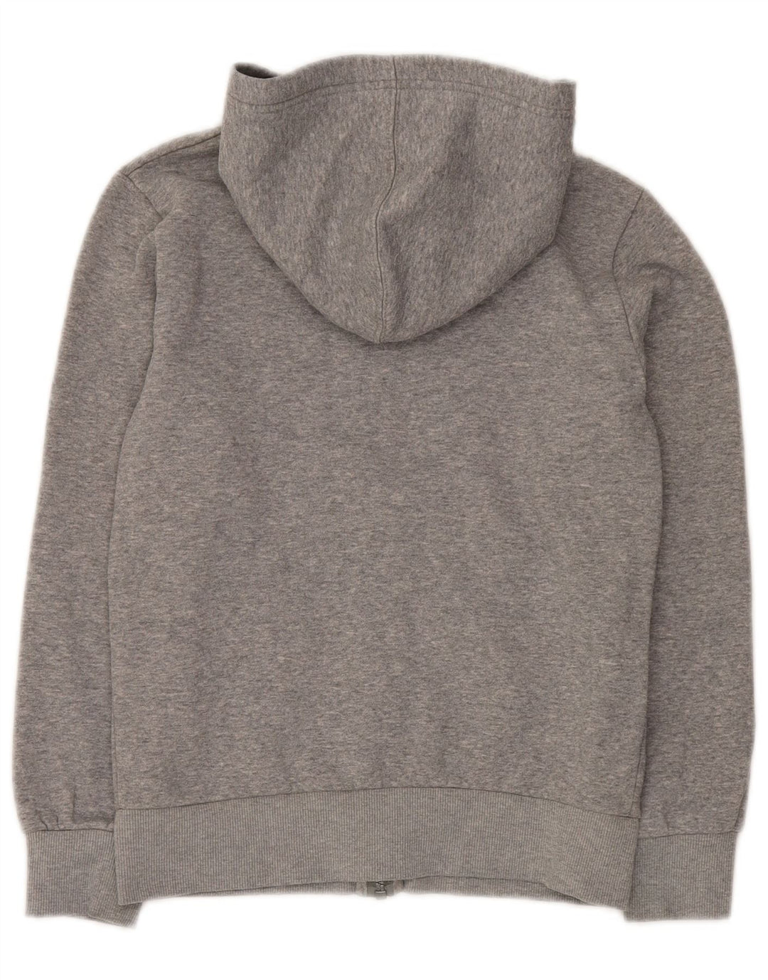 Maglione con cappuccio e zip Converse per ragazzi 10-11 anni in cotone screziato grigio medio