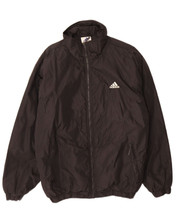 Giacca antipioggia da uomo Adidas UK 36/38 Small nera in poliammide