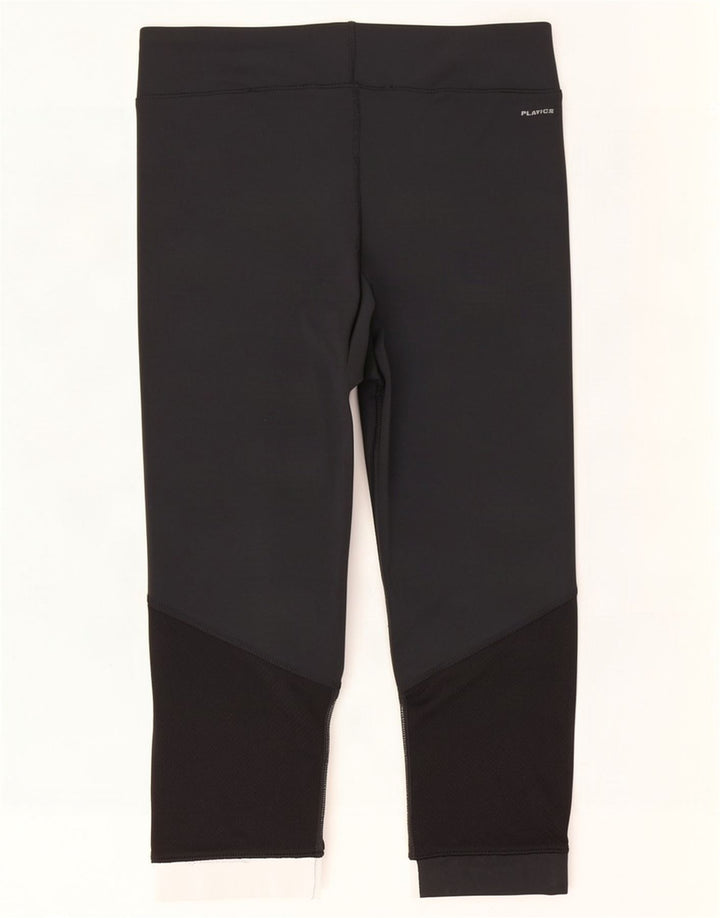 Leggings Capri Reebok da donna UK 12/14 Poliestere color block medio nero
