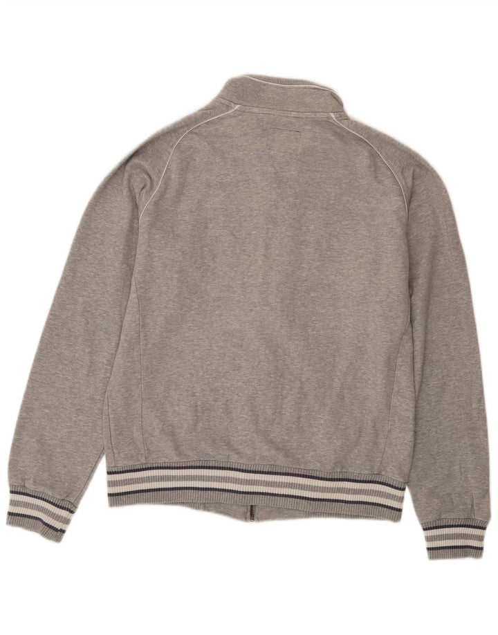 Giacca da tuta grafica da uomo Champion in cotone chiazzato grigio medio