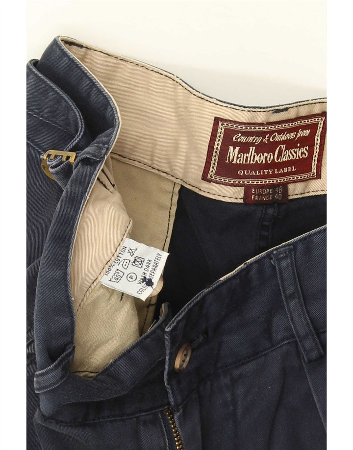 Pantaloncini cargo da uomo Marlboro Classics EU 48 Medium W32 Cotone blu navy