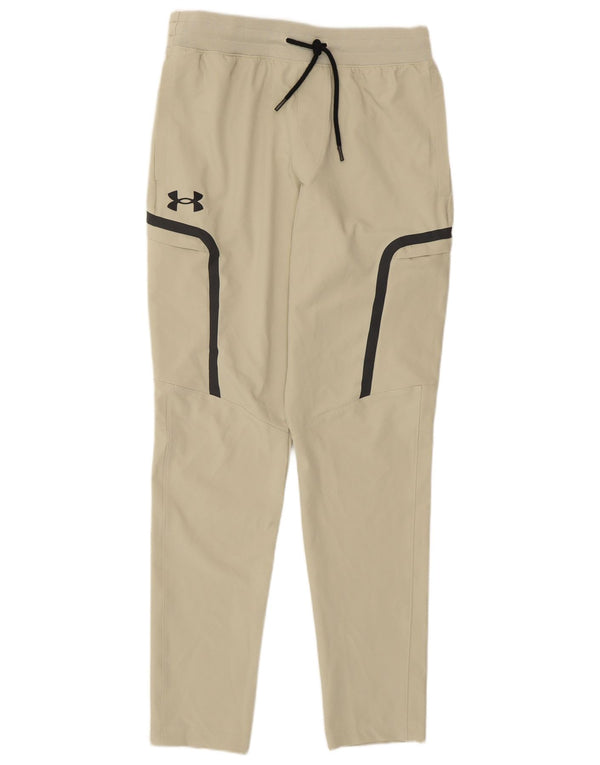 Pantaloni da tuta da donna Under Armour medi W28 L30 a righe beige