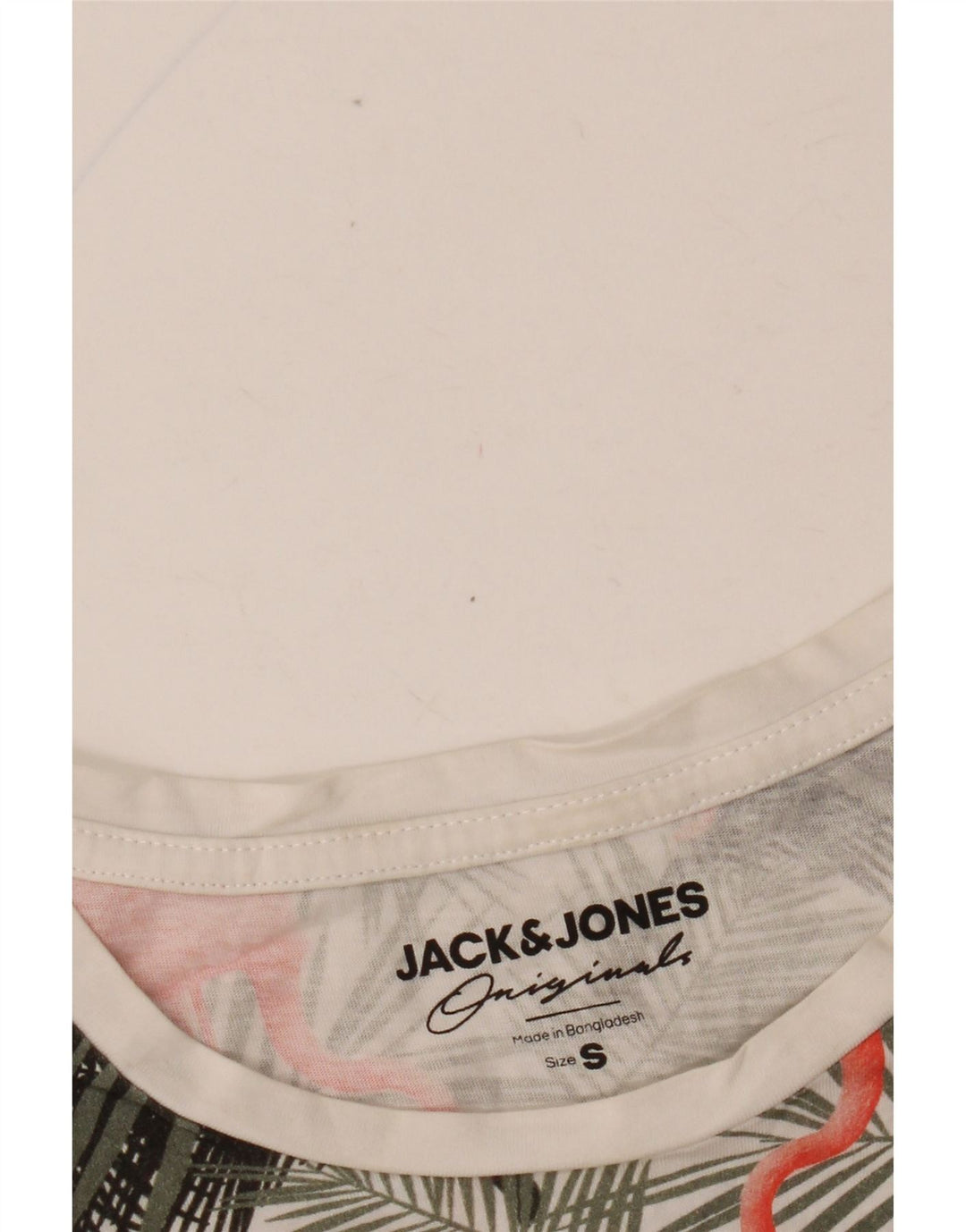 JACK & JONES T-shirt grafica da uomo con motivo floreale piccolo multicolore