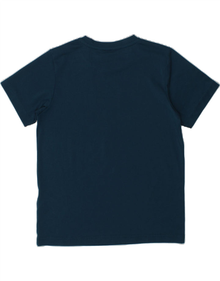 HUMMEL Boys Graphic T-Shirt Top 6-7 Years Navy Blue Polyester | Vintage Hummel | Thrift | Second-Hand Hummel | Used Clothing | Messina Hembry 