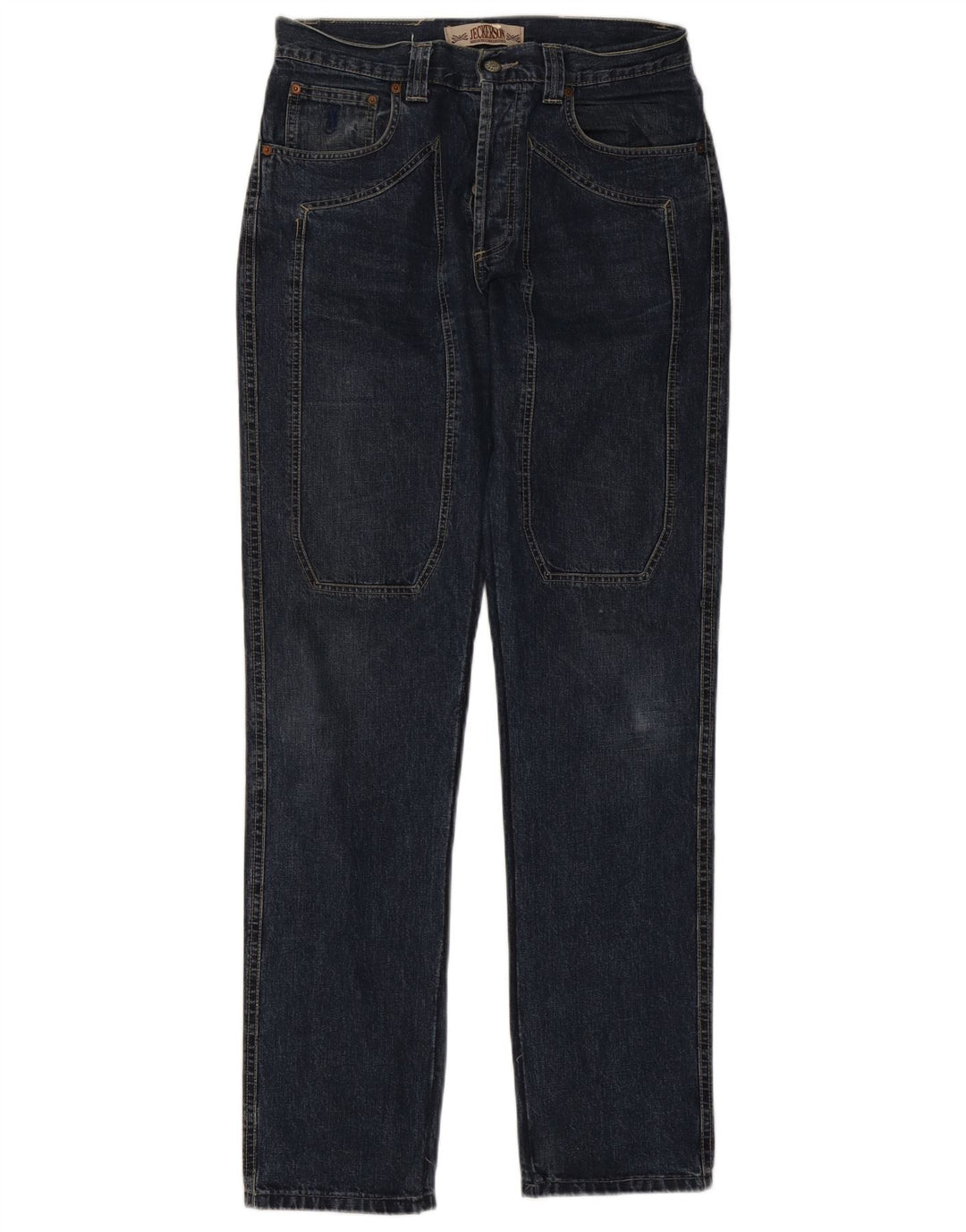 Jeans dritti da uomo Jeckerson W32 L34 blu navy