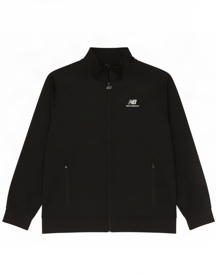 Giacca da tuta da uomo New Balance XL nera in poliestere