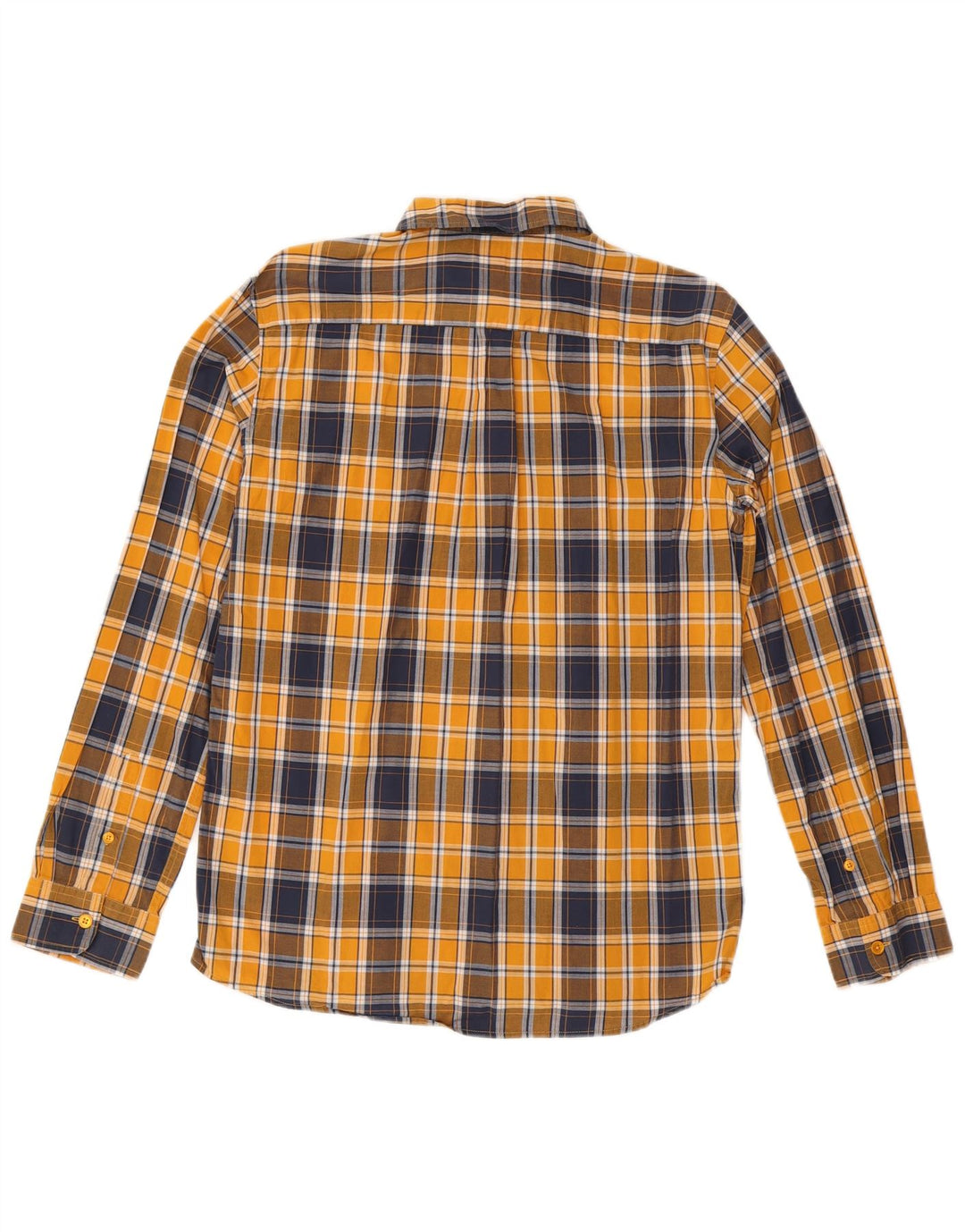 Camicia da uomo Wrangler vestibilità regolare in cotone a quadri giallo medio