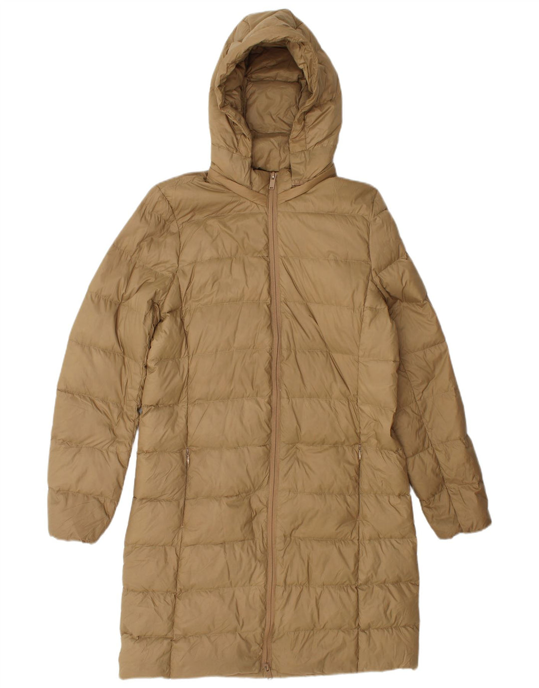 Cappotto imbottito oversize con cappuccio da donna Marks & Spencer UK 10 piccolo Beige