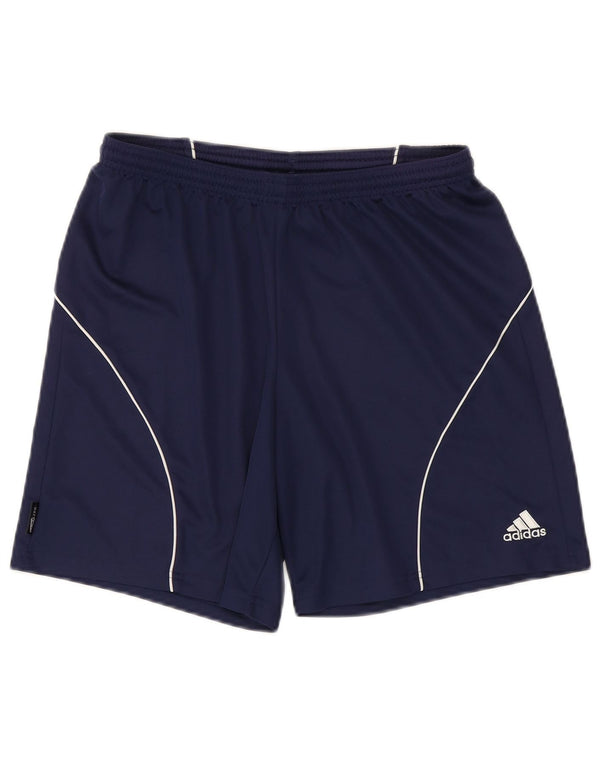 Pantaloncini sportivi Adidas Clima 365 da uomo medi in poliestere blu navy