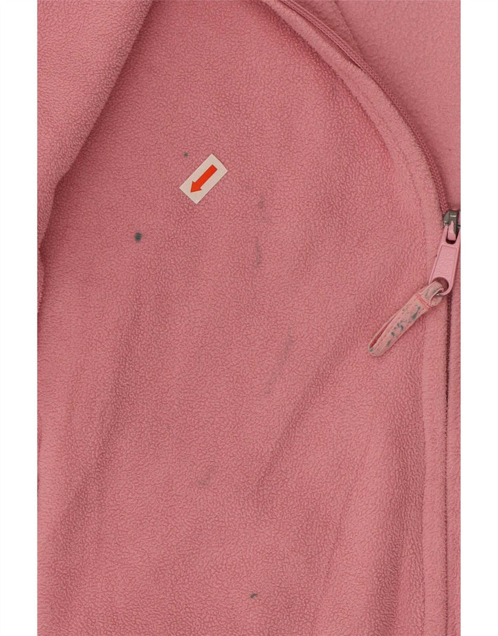 Giacca in pile da donna Marks & Spencer UK 20 2XL Poliestere rosa