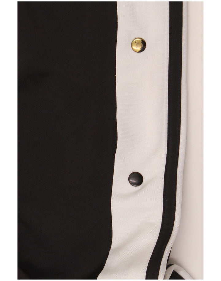 Pantaloni da tuta da uomo Adidas Large in poliestere color block nero