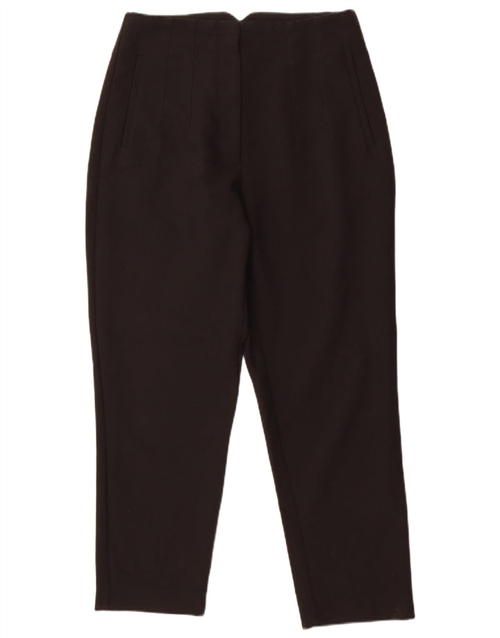 Pantaloni da abito affusolati Zara da donna grandi W30 L27 poliestere nero