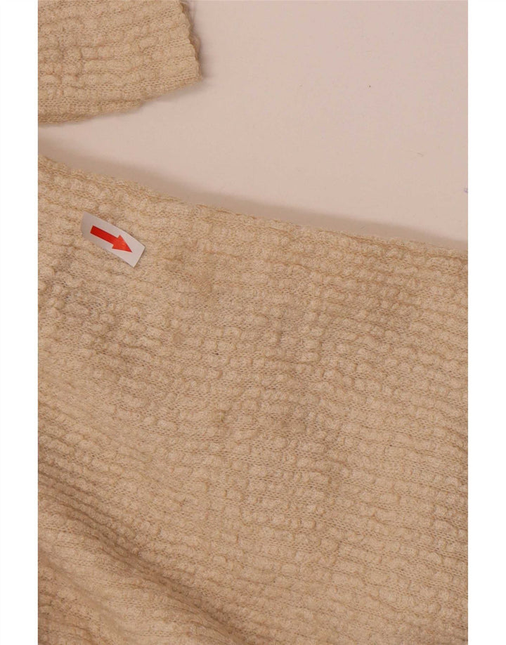 T-shirt oversize da donna Zara UK 16 grande beige