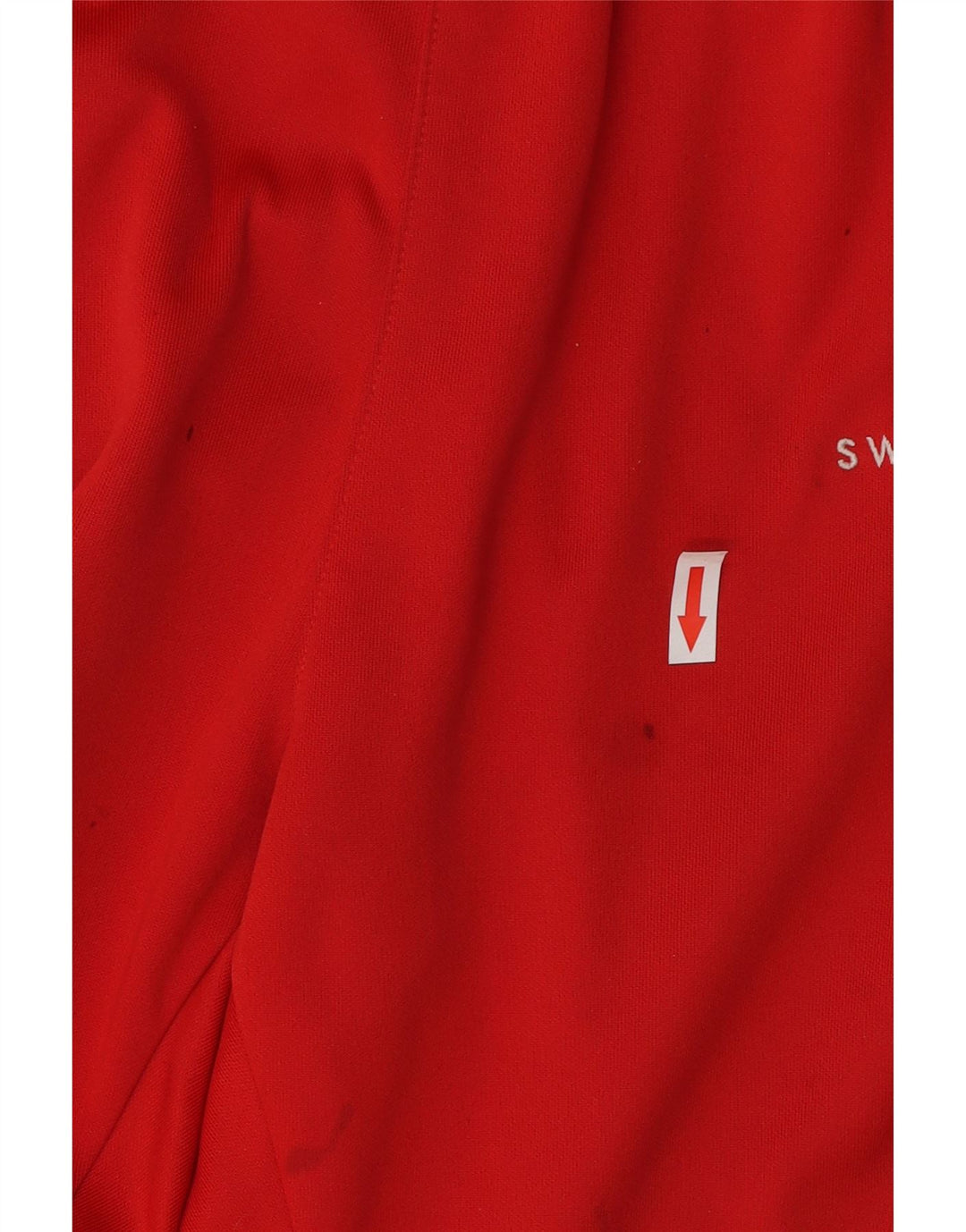 Pantaloni da tuta Nike Swoosh da uomo piccoli in poliestere color block rosso