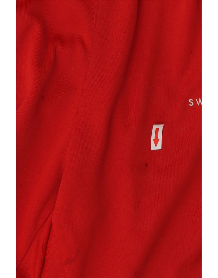 Pantaloni da tuta Nike Swoosh da uomo piccoli in poliestere color block rosso