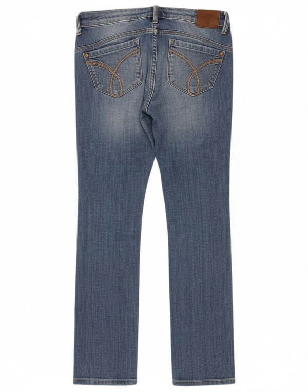 Jeans dritti da donna Calvin Klein W26 L30 cotone blu