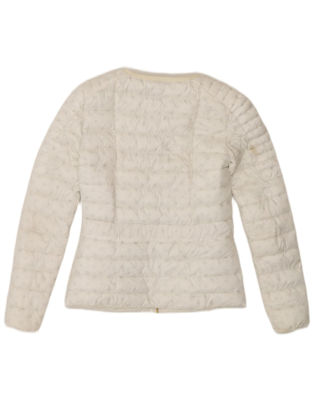 Giacca imbottita da donna Guess UK 6 XS poliestere maculato bianco