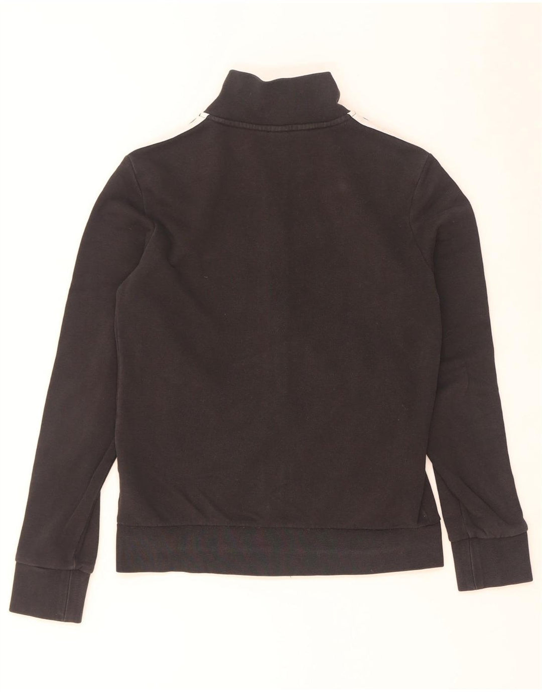 Giacca da ginnastica da donna Adidas UK 8/10 piccola in cotone nero