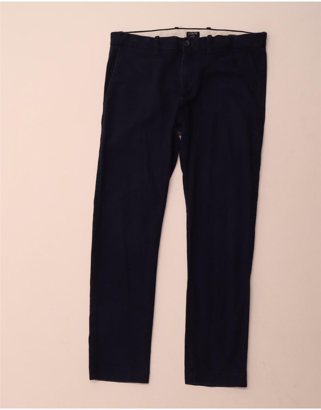 Pantaloni chino slim fit da uomo J. Crew W32 L30 cotone blu navy