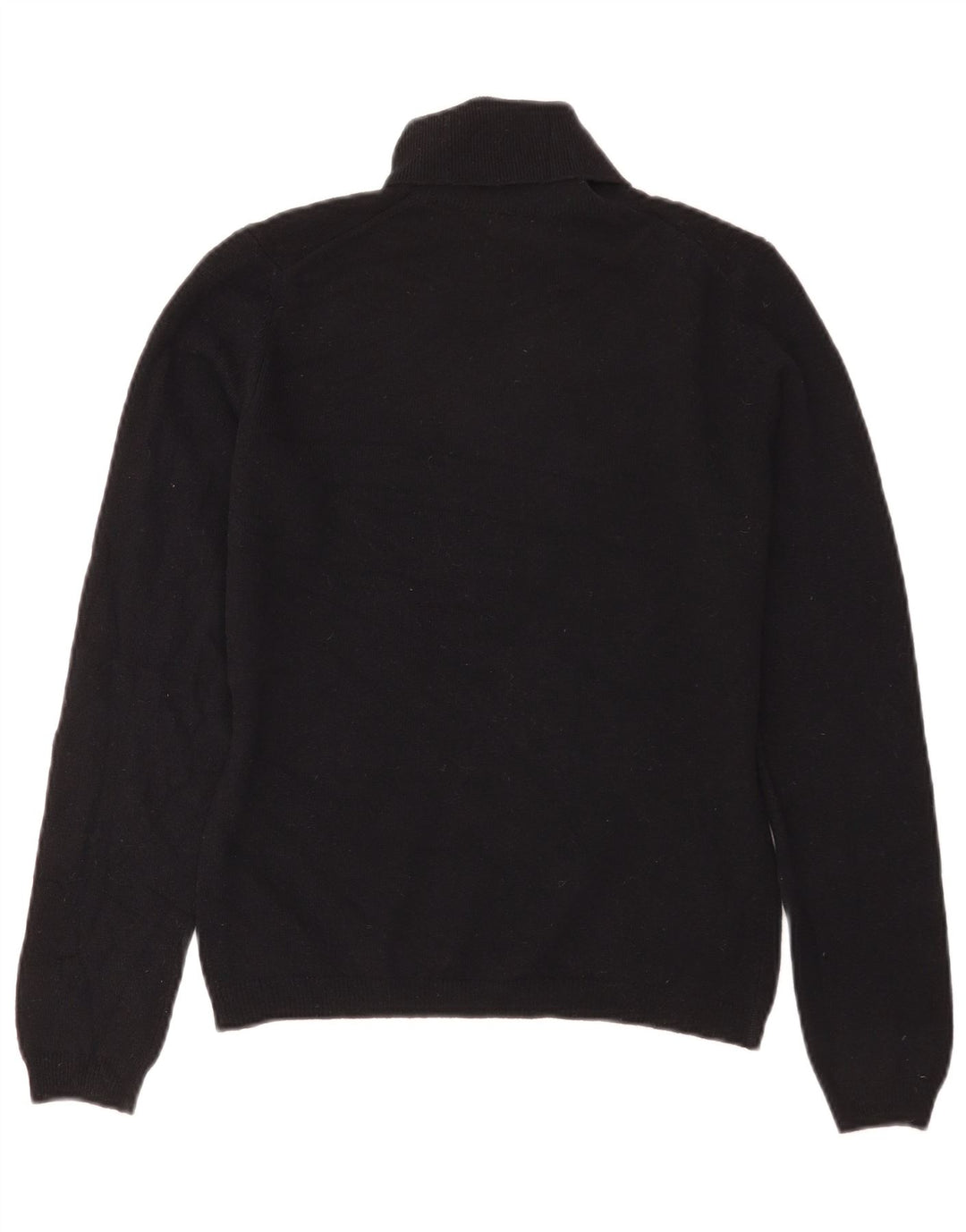 Maglione maglione a collo alto da donna Benetton UK 12 medio nero