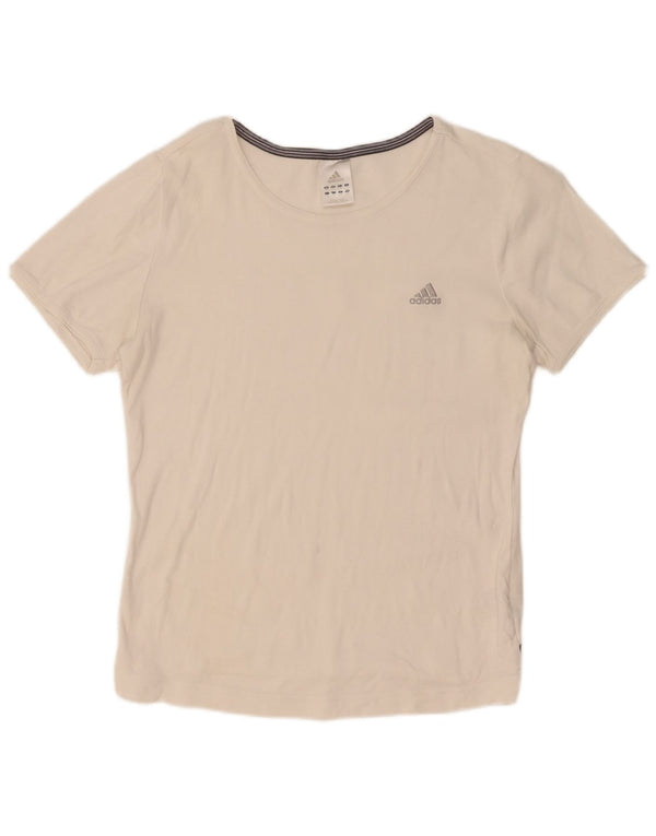 T-shirt da donna Adidas Top UK 18 XL cotone bianco