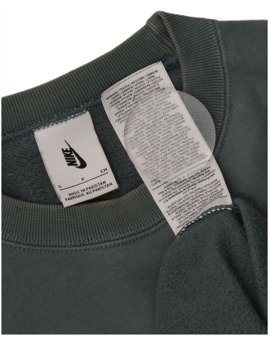 Felpa Nike Uomo Maglione Piccolo Blu Cotone
