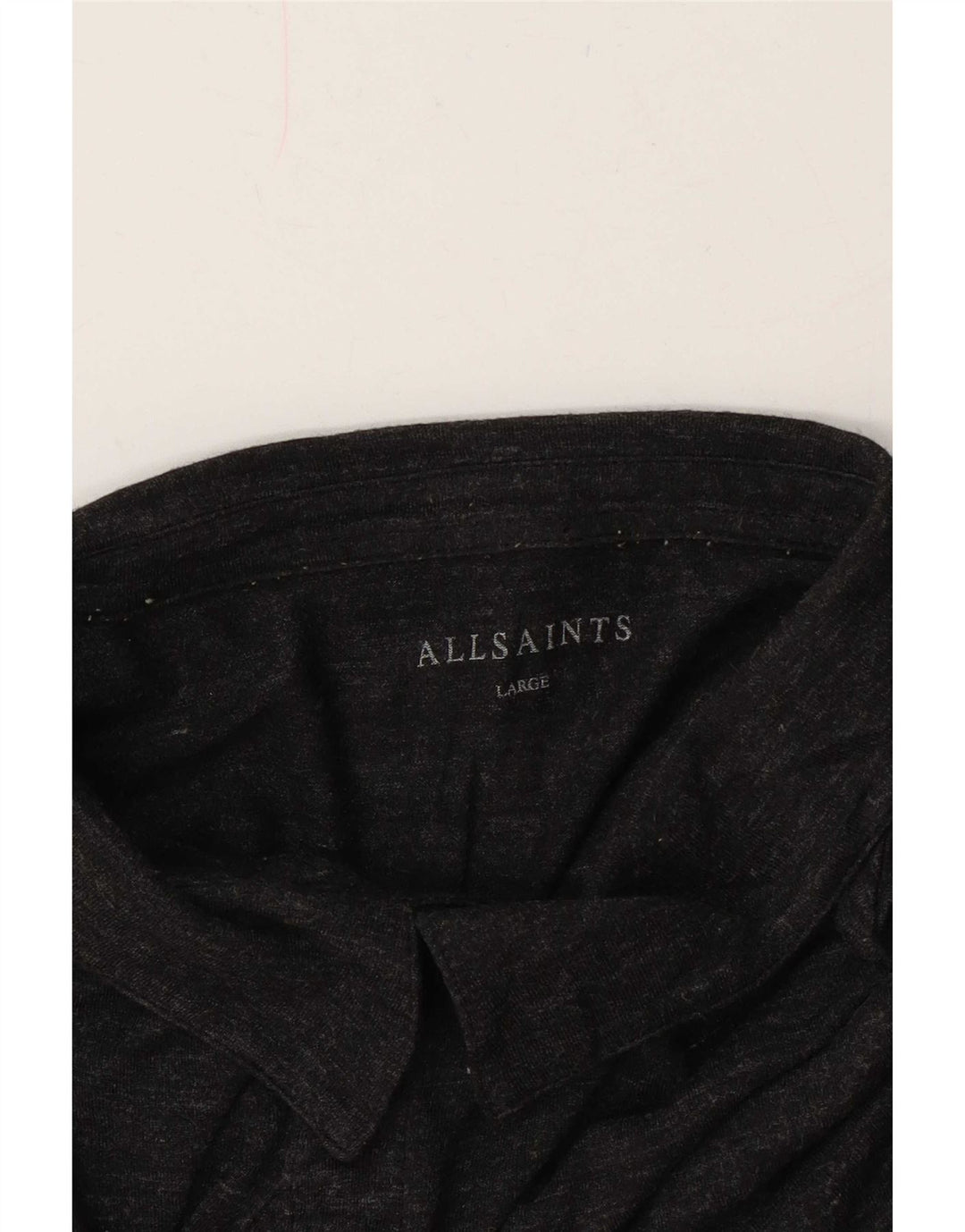 Polo da uomo All Saints grande grigia screziata