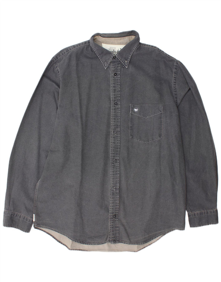 Camicia da uomo MURPHY & NYE 2XL Cotone grigio