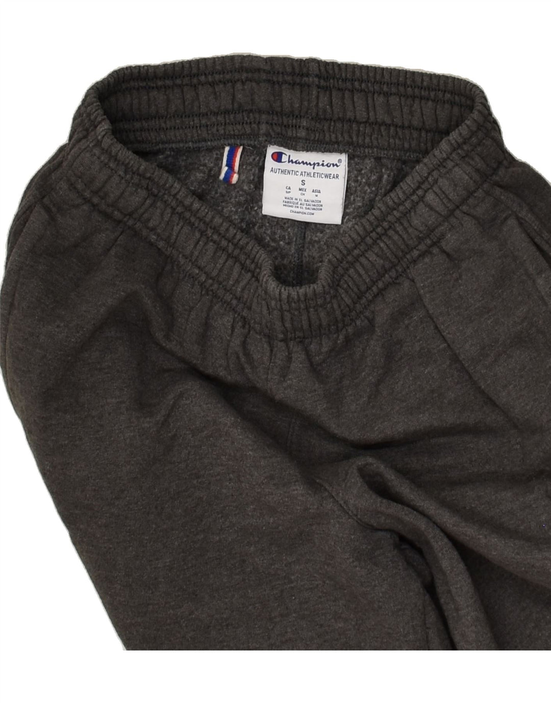 CHAMPION Mens Tracksuit Trousers Small Grey Cotton | Vintage Champion | Thrift | Second-Hand Champion | Used Clothing | Messina Hembry 