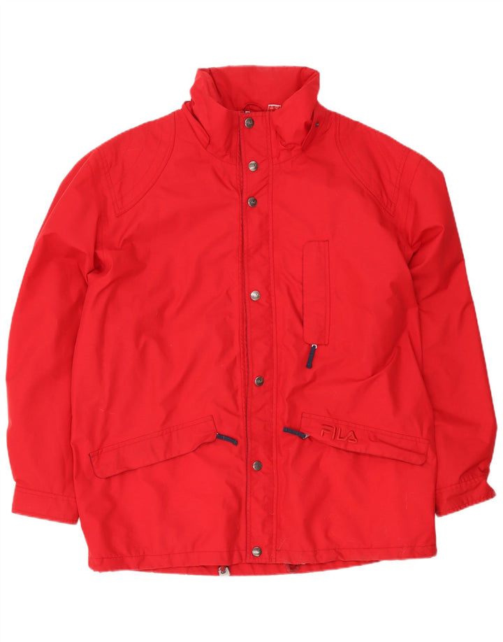 Giacca antipioggia Uomo Fila IT 52 XL Rosso Poliammide Sport