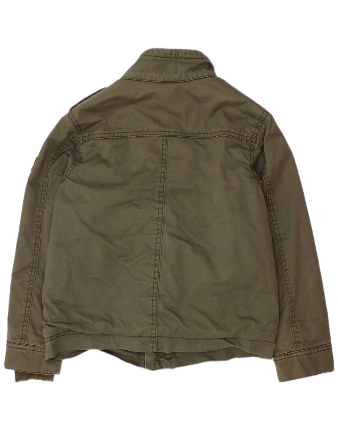Giacca militare da bambino Tommy Hilfiger 6-7 anni piccola in cotone kaki