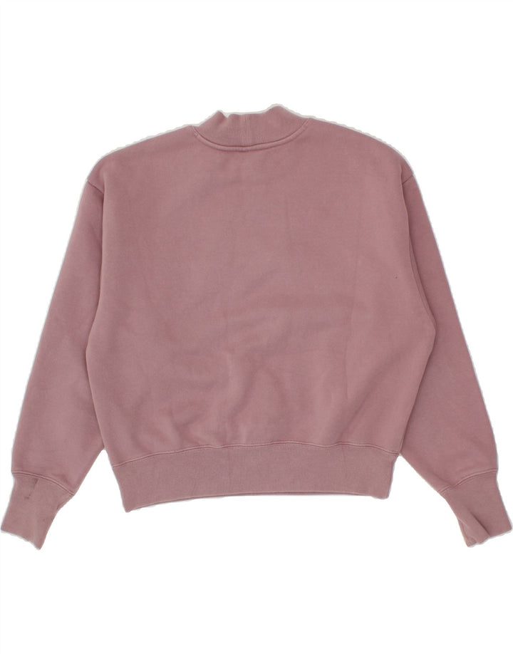 CHAMPION Womens Oversized Graphic Sweatshirt Jumper UK 10 Small Purple Vintage Champion and Second-Hand Champion from Messina Hembry 