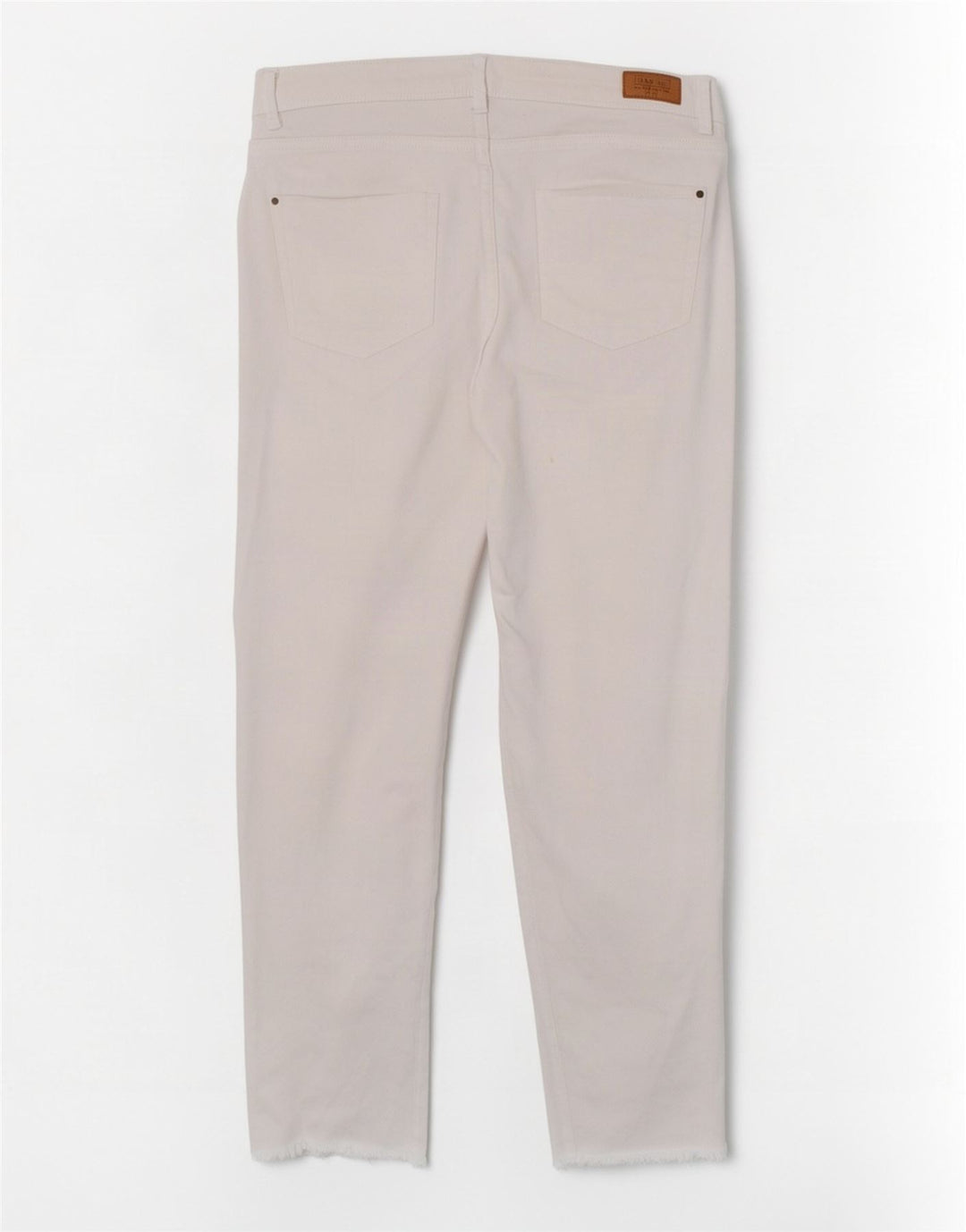 Jeans corti Trafaluc da donna Zara EU 40 medio W30 L23 bianco