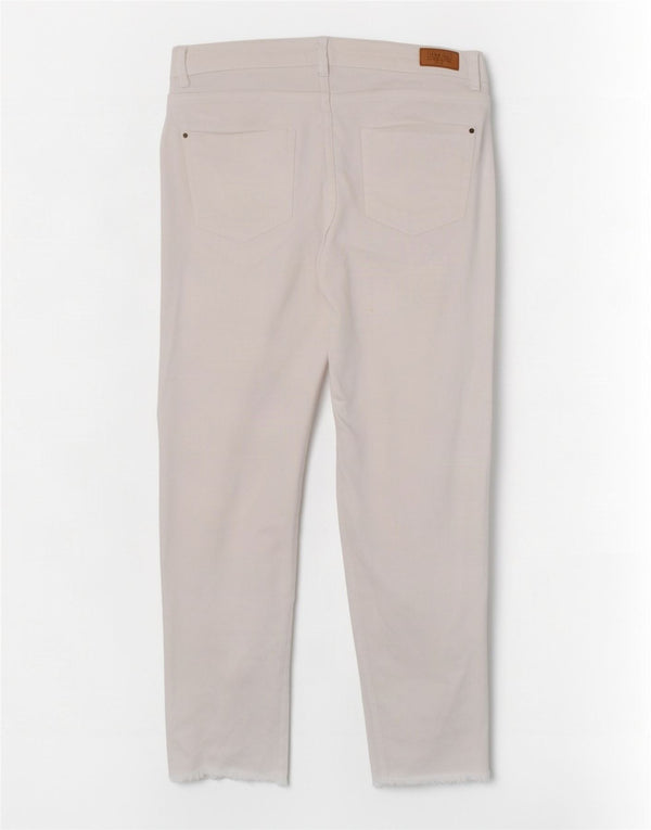 Jeans corti Trafaluc da donna Zara EU 40 medio W30 L23 bianco