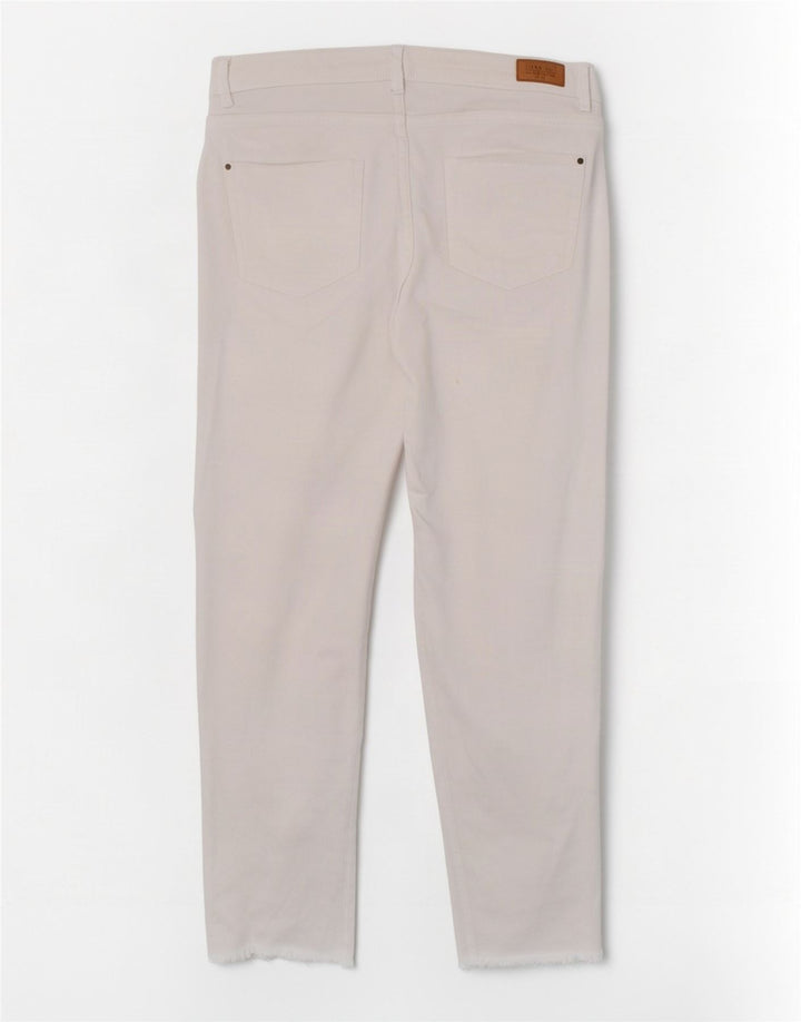 Jeans corti Trafaluc da donna Zara EU 40 medio W30 L23 bianco