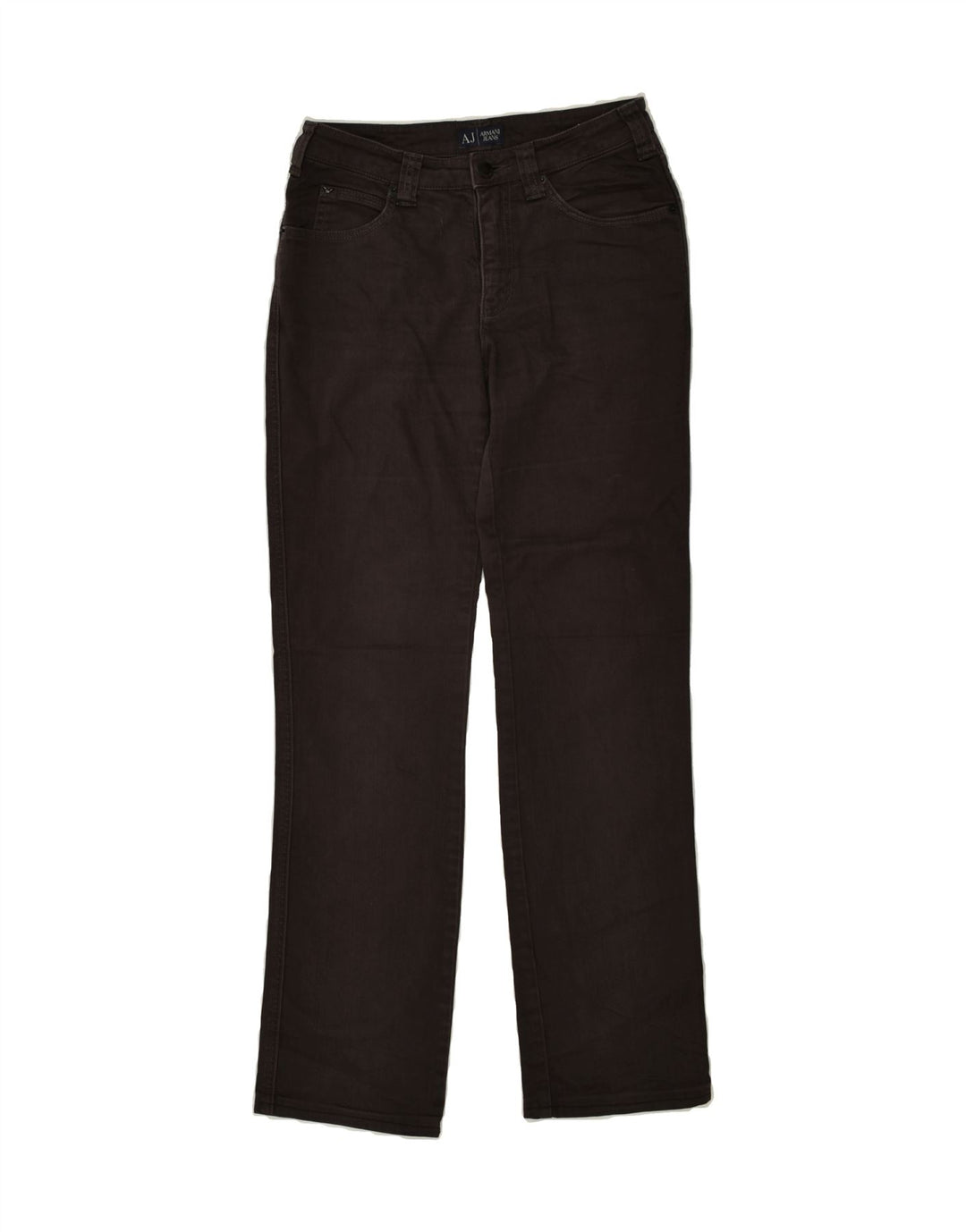 ARMANI Womens Slim Jeans W28 L32  Brown Cotton Vintage Armani and Second-Hand Armani from Messina Hembry 