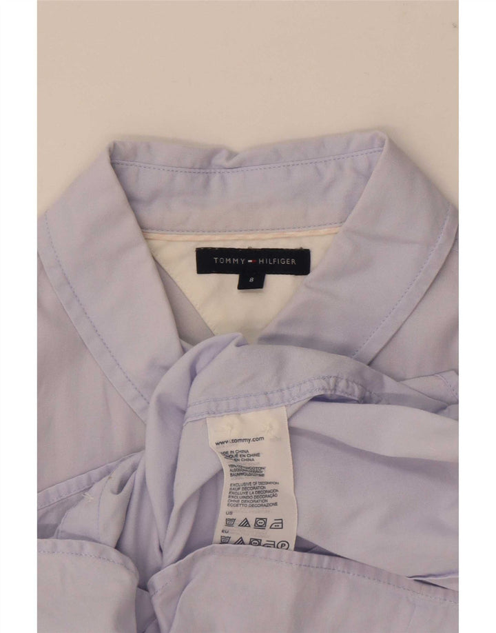 Camicia da donna Tommy Hilfiger US 8 cotone blu medio