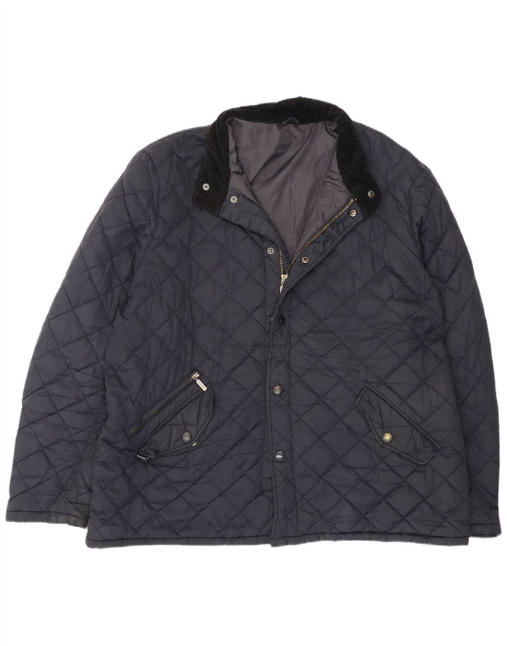 Giacca trapuntata da uomo Barbour UK 44 2XL poliestere blu navy