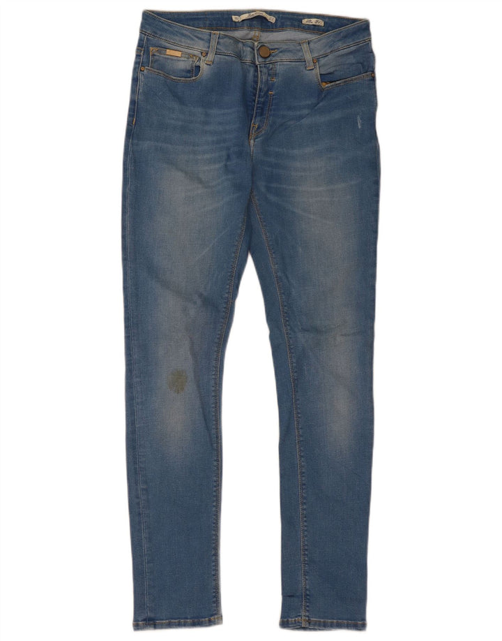 Jeans slim da donna ZARA EU 40 medio W30 L30 blu