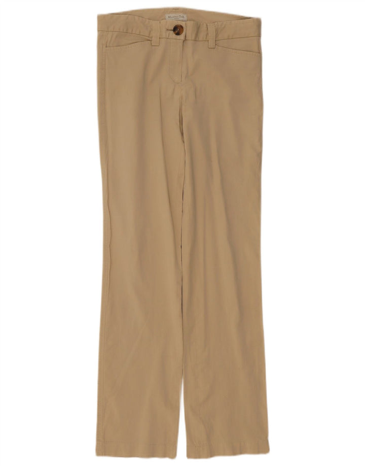 Pantaloni casual dritti da donna Massimo Dutti W30 L32 Beige