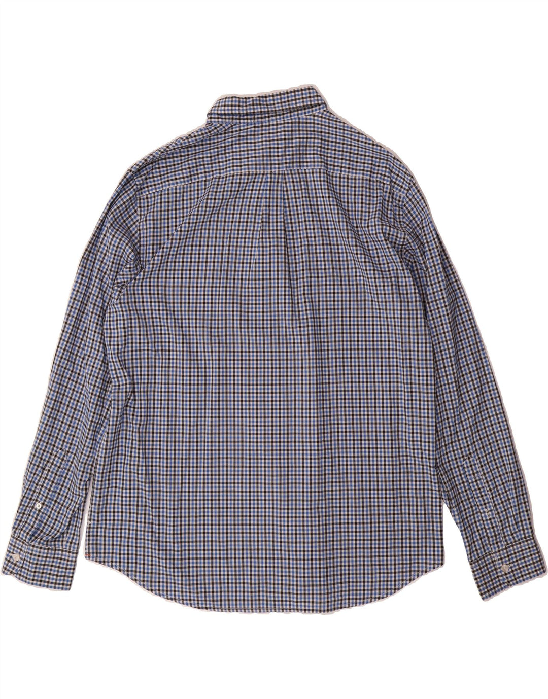 DOCKERS Mens Classic Fit Shirt XL Blue Check Cotton Vintage Dockers and Second-Hand Dockers from Messina Hembry 