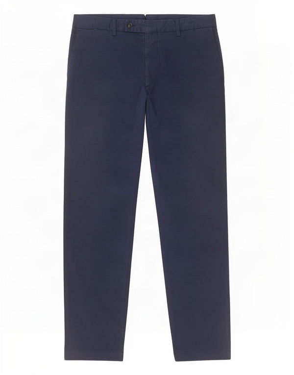 Pantaloni da abito slim da uomo Hackett W32 L29 in cotone blu navy