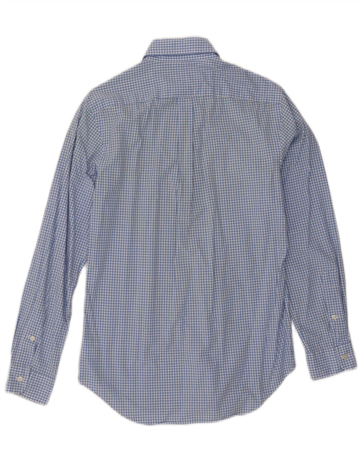 Camicia da uomo Ralph Lauren XS in cotone a quadretti blu