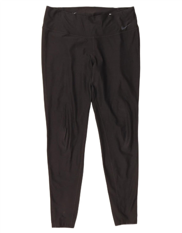 Leggings Nike Dri Fit da donna UK 16 Large Nero Poliestere