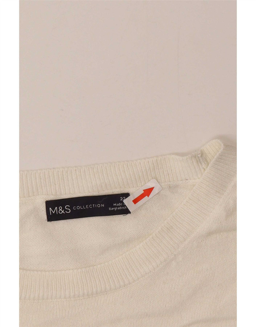 Maglione maglione girocollo da donna Marks & Spencer UK 22 2XL multicolore