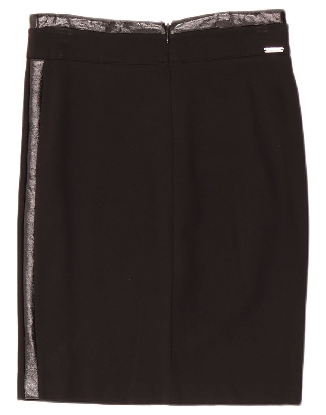 Gonna dritta da donna Guess media W28 viscosa nera