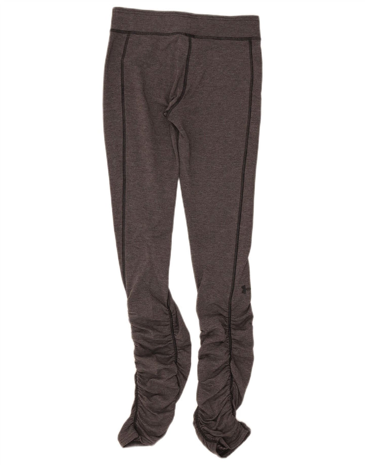 Leggings Under Armour da donna Cold Gear UK 6 XS poliestere grigio