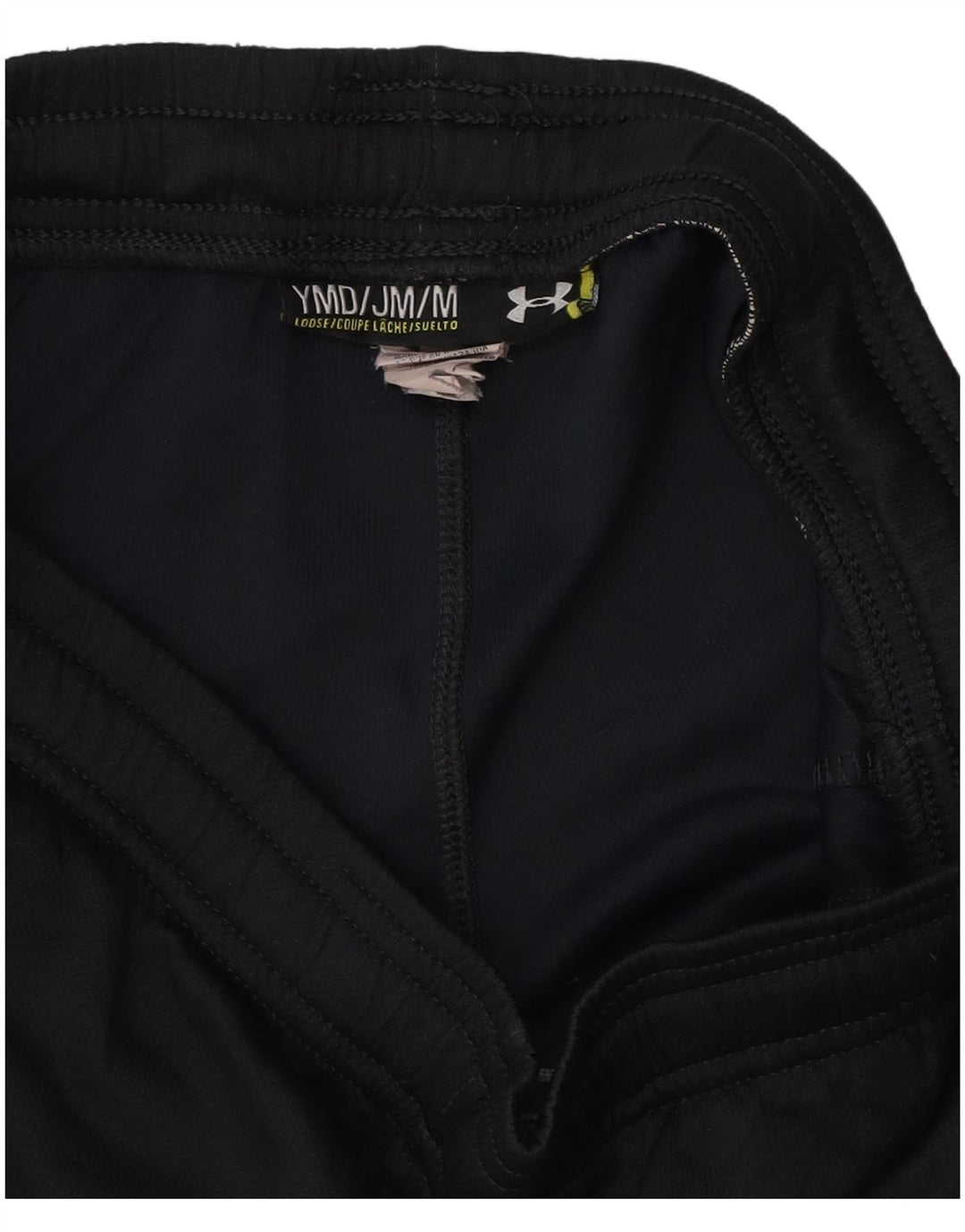 Pantaloncini sportivi UNDER ARMOUR da bambino 9-10 anni medio poliestere nero